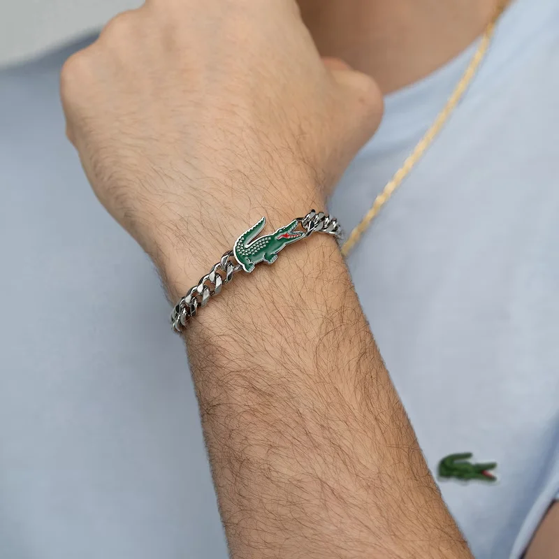 Lacoste Men's Arthor Jewelry Stainless Steel Adjustable Bracelet. - image 2