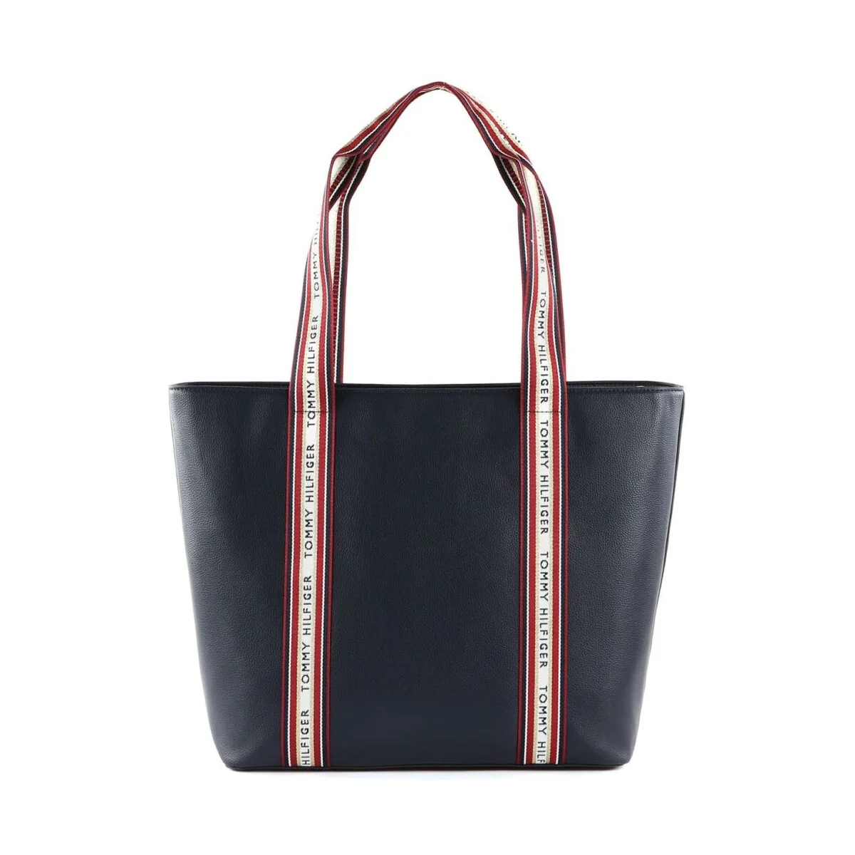 حقيبة يد نسائية "توت" (Tote) من تومي هيلفيغر باللون الأزرق الداكن (موديل Aw0Aw14218)