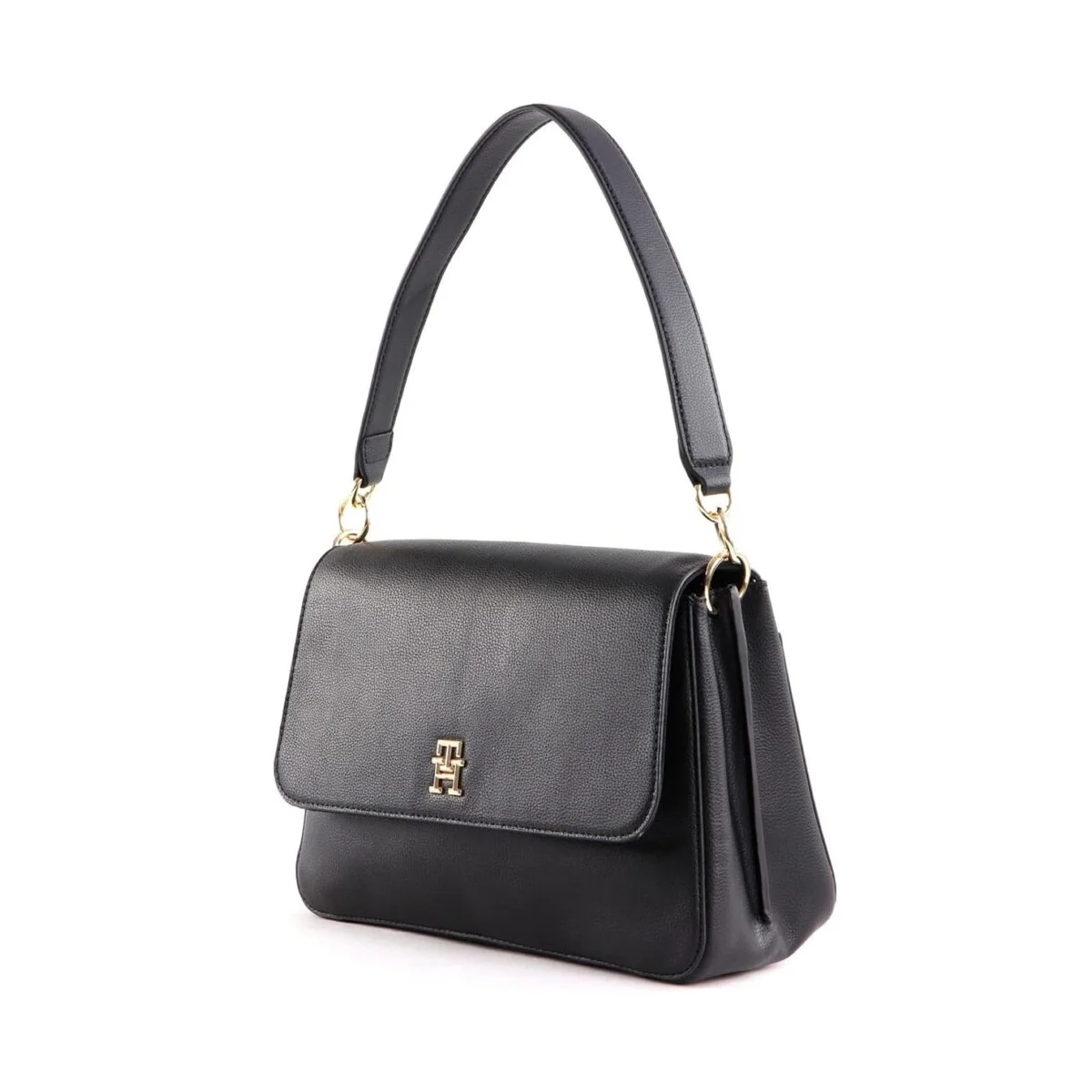 حقيبة يد نسائية سوداء من تومي هيلفيغر (AW0AW14510 BLK)