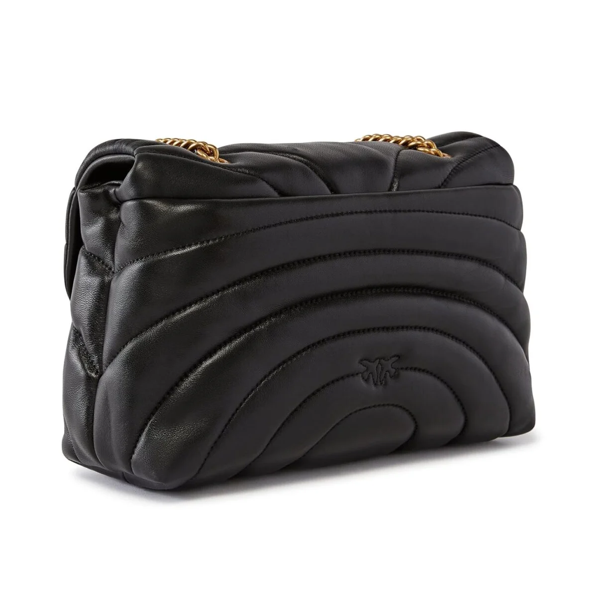حقيبة كتف نسائية باللون الأسود من بينكو (Pinko) - يمكن ارتداؤها بنمط كروس بودي (Cross Body) - موديل 100038A1Ex Z99Q