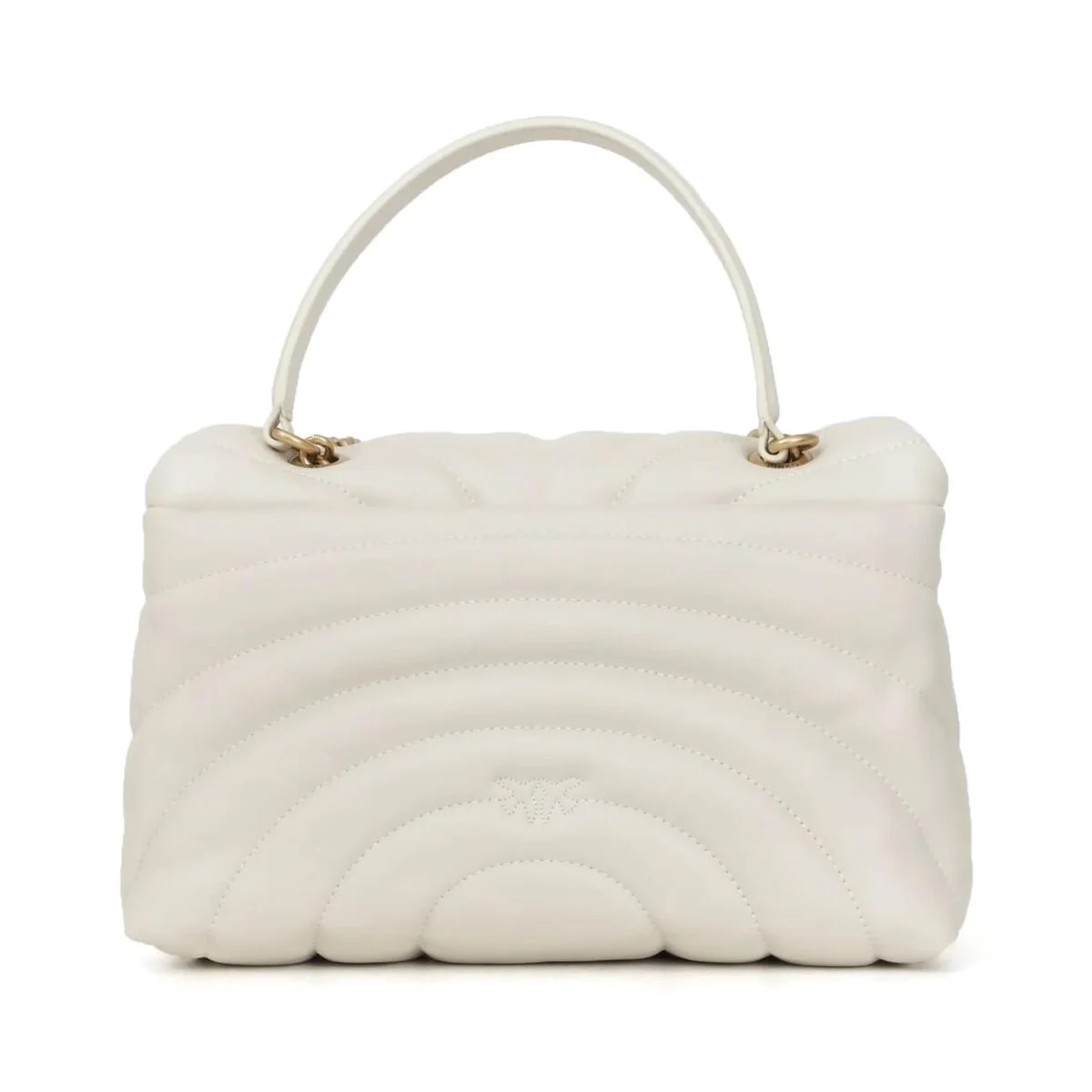 حقيبة كتف نسائية من بينكو (Pinko) باللون الأبيض - يمكن ارتداؤها بنمط كروس بودي (Cross Body) - موديل 100038A1Ex Z14Q