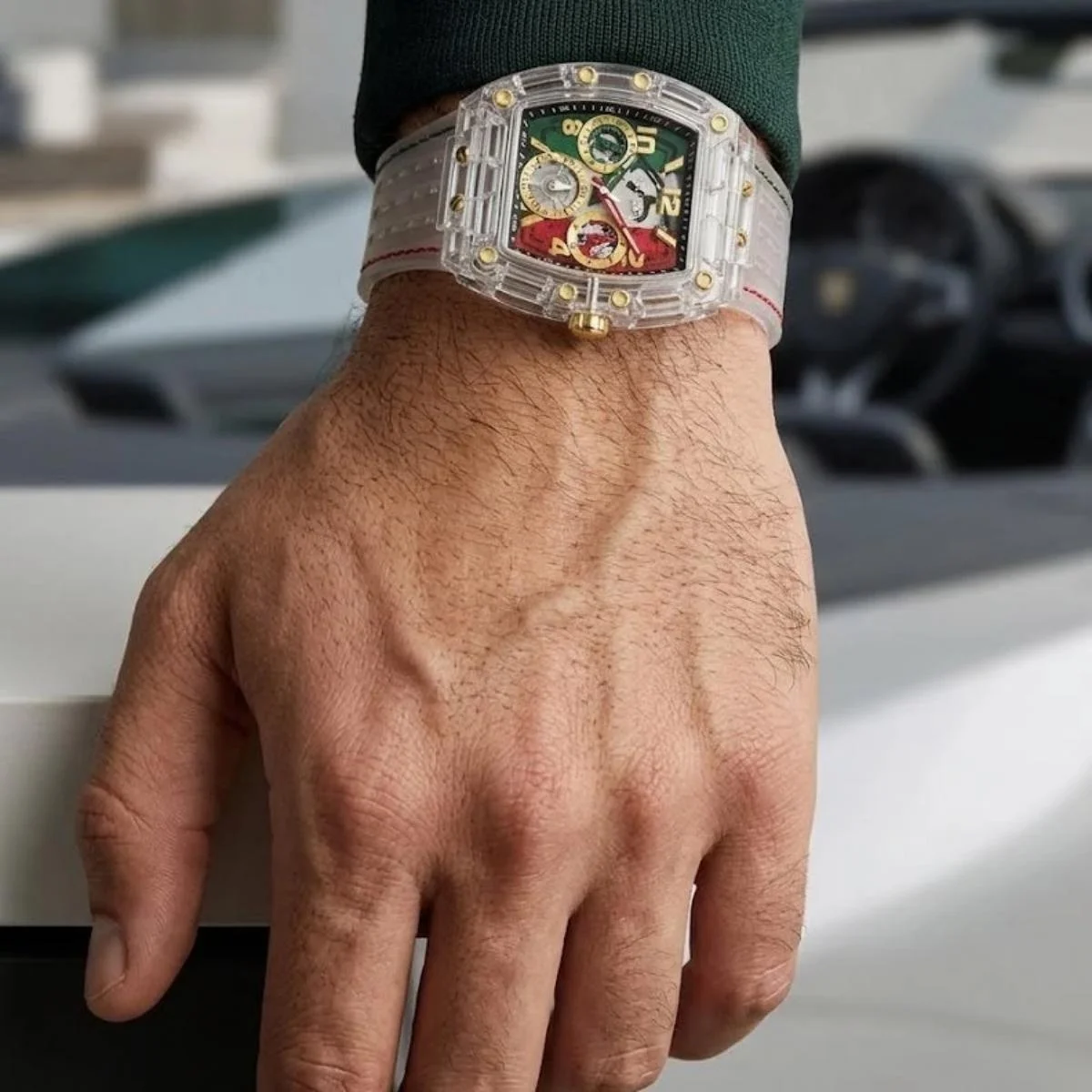 ساعة GUESS Phoenix رجالي متعددة الوظائف GW0499G15