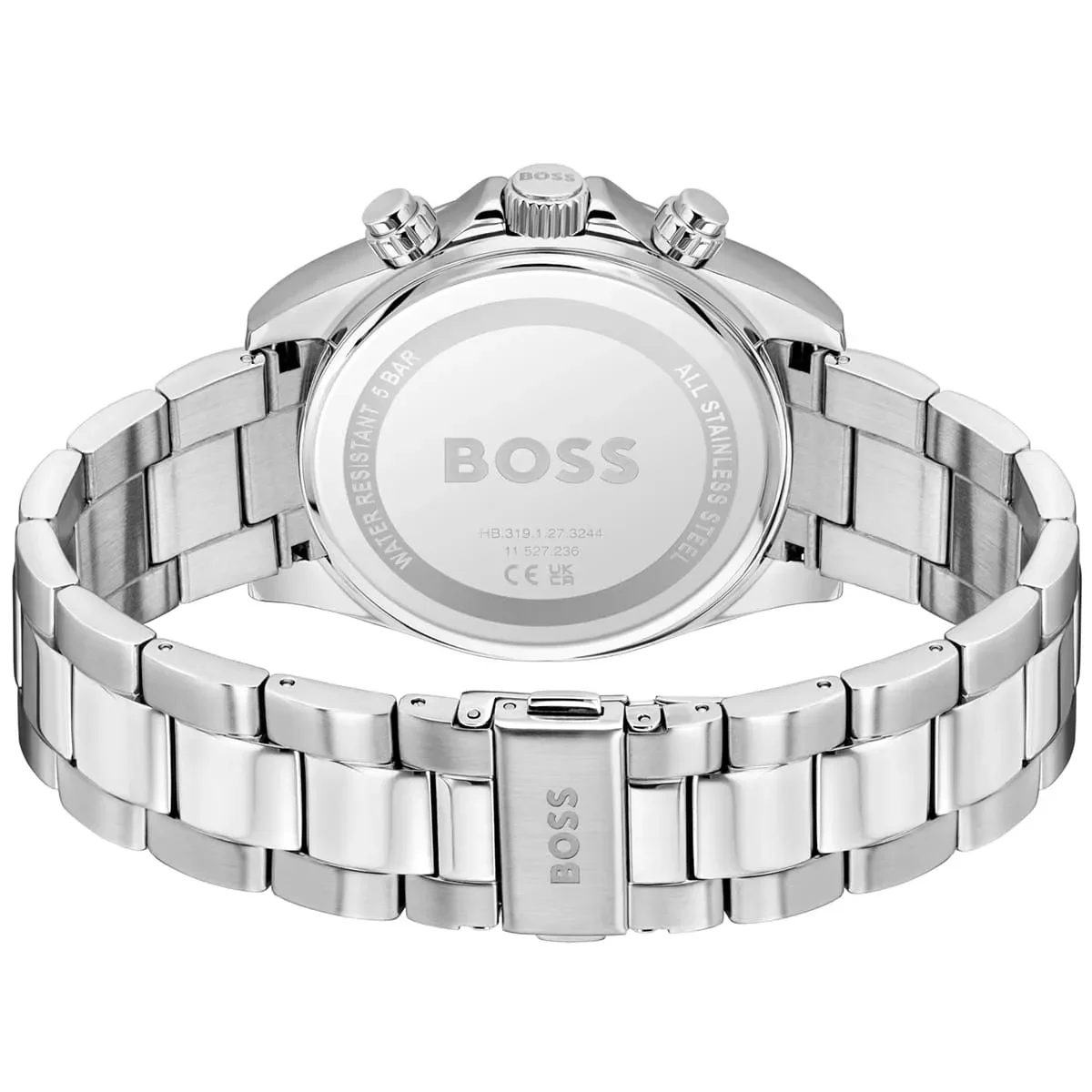 Hugo Boss Watch For Men Silver belt &Green dial 1514268 - image 4