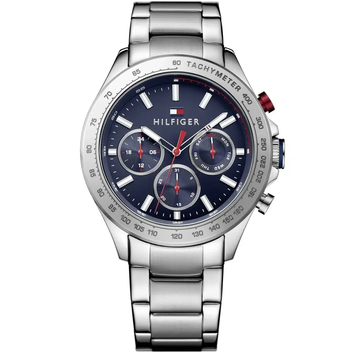 Tommy Hilfiger Classic Men’s Watch 1791228– Blue Dial, Silver Strap