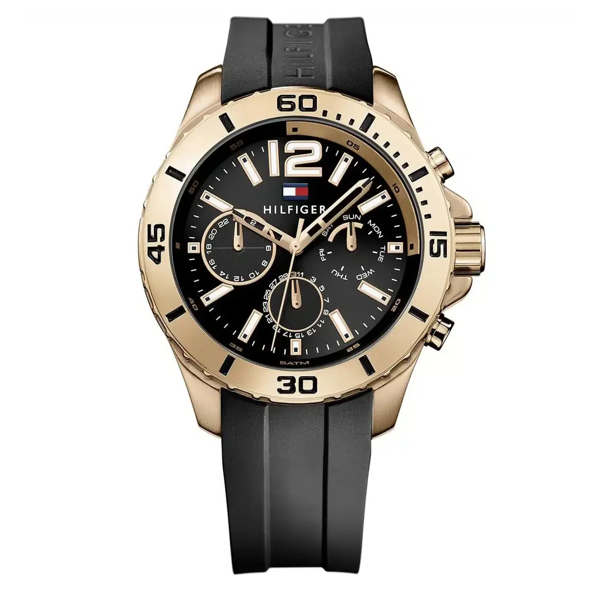 Tommy Hilfiger Classic Men’s Watch 1791145– Black Dial, Black Strap