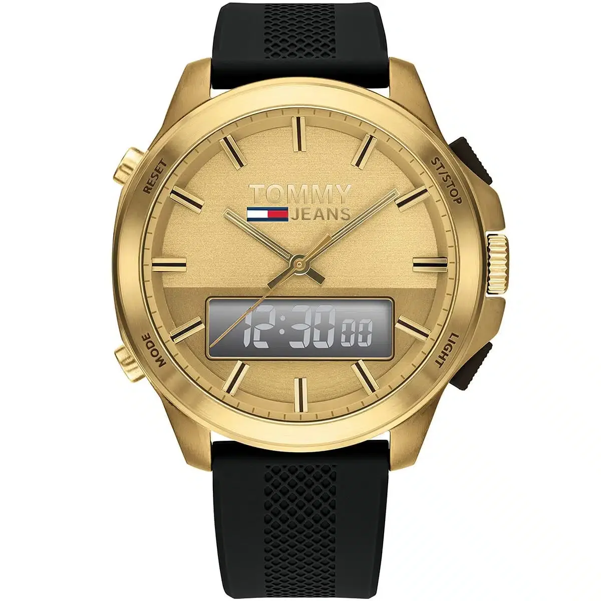 Tommy Hilfiger Classic Men’s Watch 1791762– Gold Dial, Black Strap