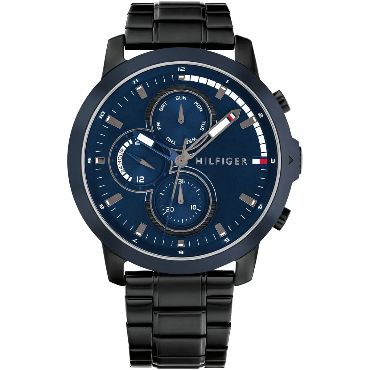 Tommy Hilfiger Classic Men’s Watch 1792049– Blue Dial, Black Strap