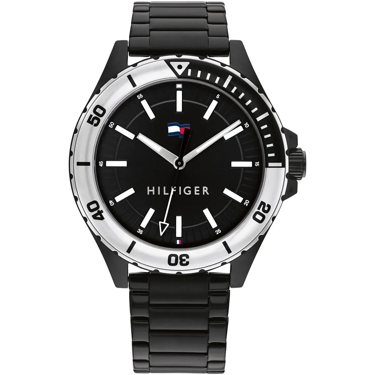 Tommy Hilfiger Classic Men’s Watch 1792014– Black Dial, Black Strap