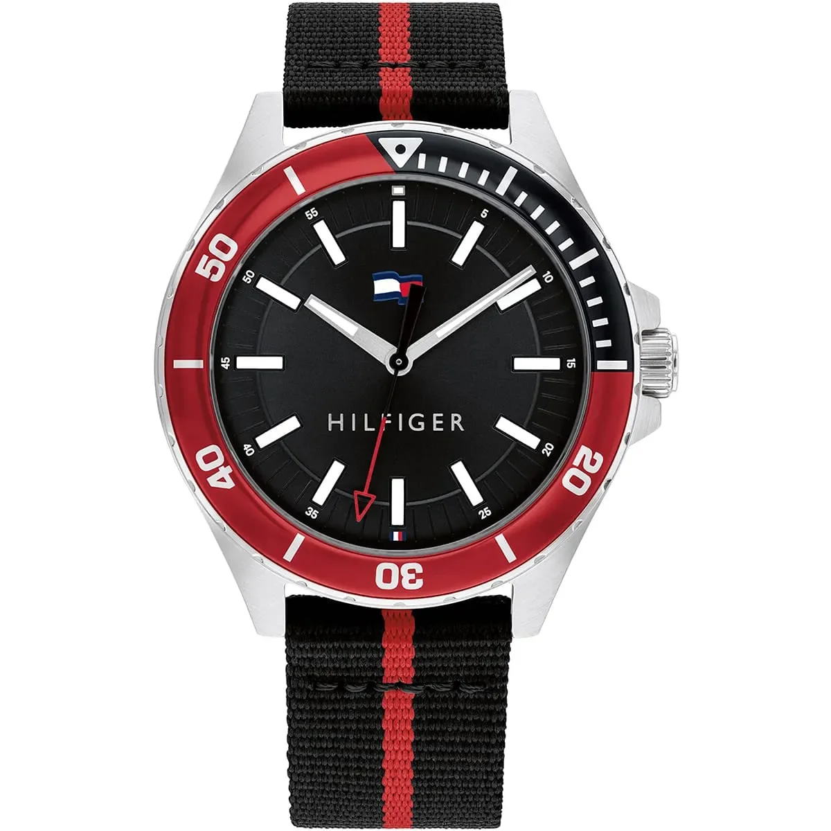 Tommy Hilfiger Classic Men’s Watch 1792010– Black Dial, Black Strap
