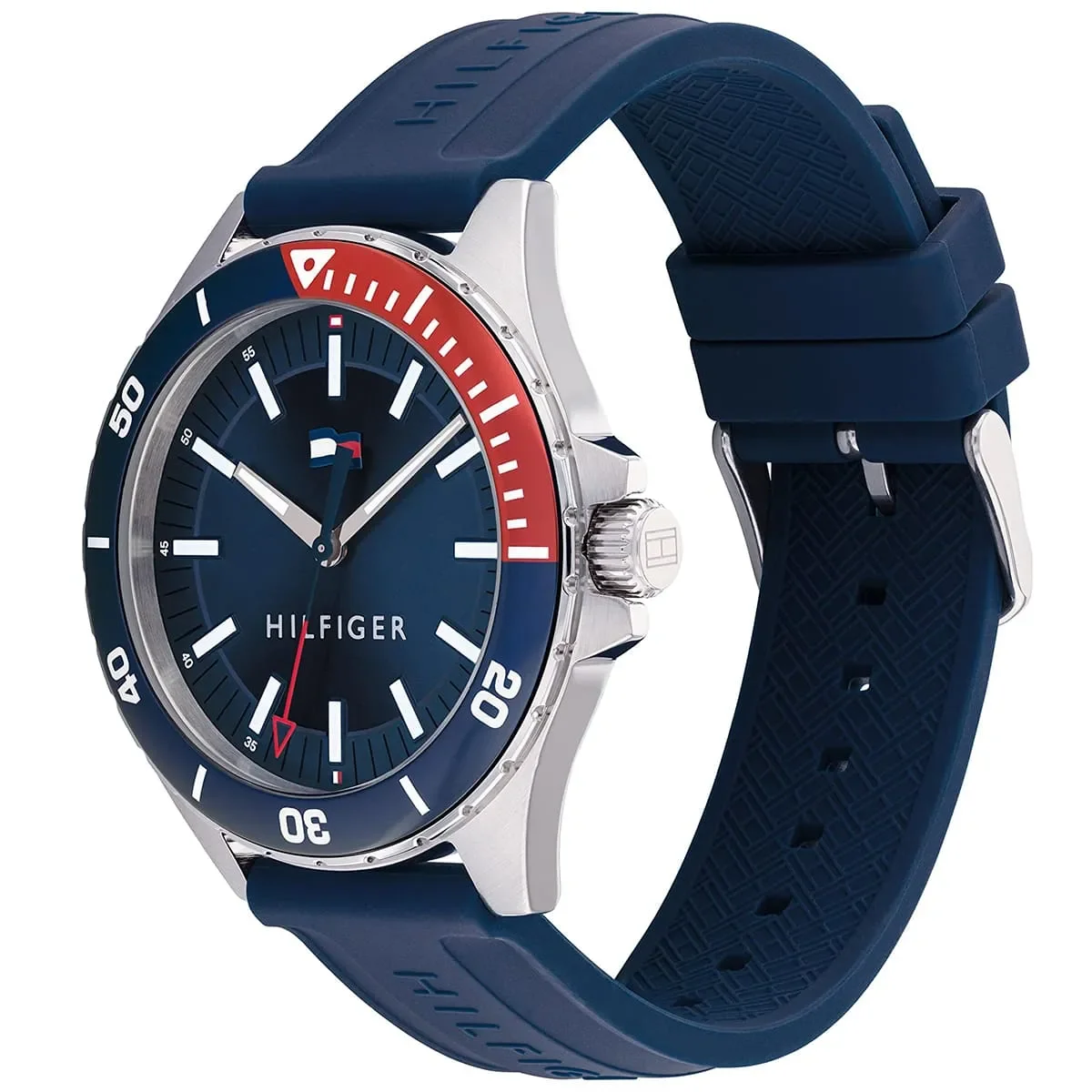 ساعة رجالية Tommy Hilfiger Sport موديل 1792009 – ميناء أزرق، سوار أزرق