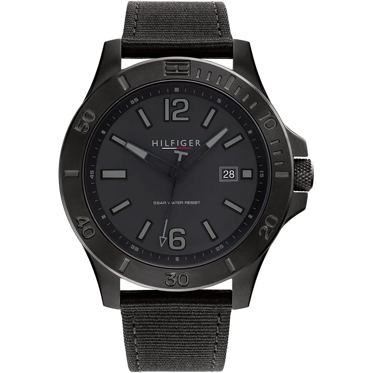 Tommy Hilfiger Classic Men’s Watch 1791993– Black Dial, Black and Blue Strap