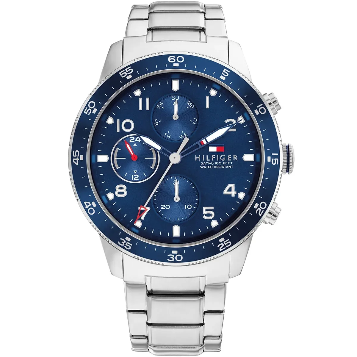 Tommy Hilfiger Classic Men’s Watch 1791949– Blue Dial, Silver Strap