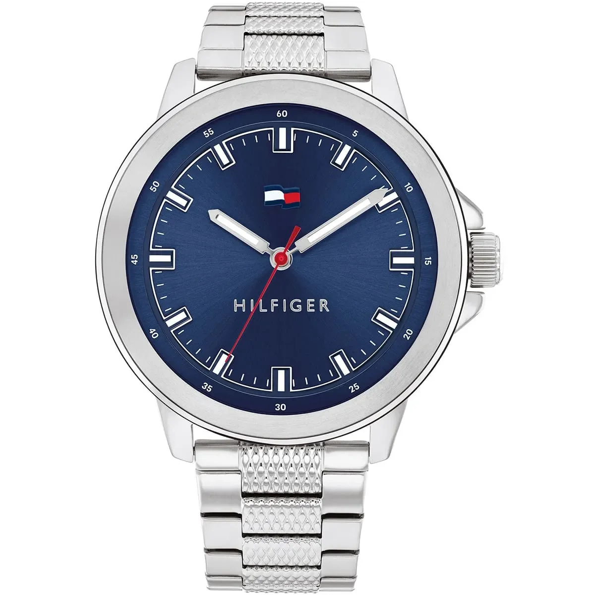 Tommy Hilfiger Classic Men’s Watch 1792024– Blue Dial, Silver Strap