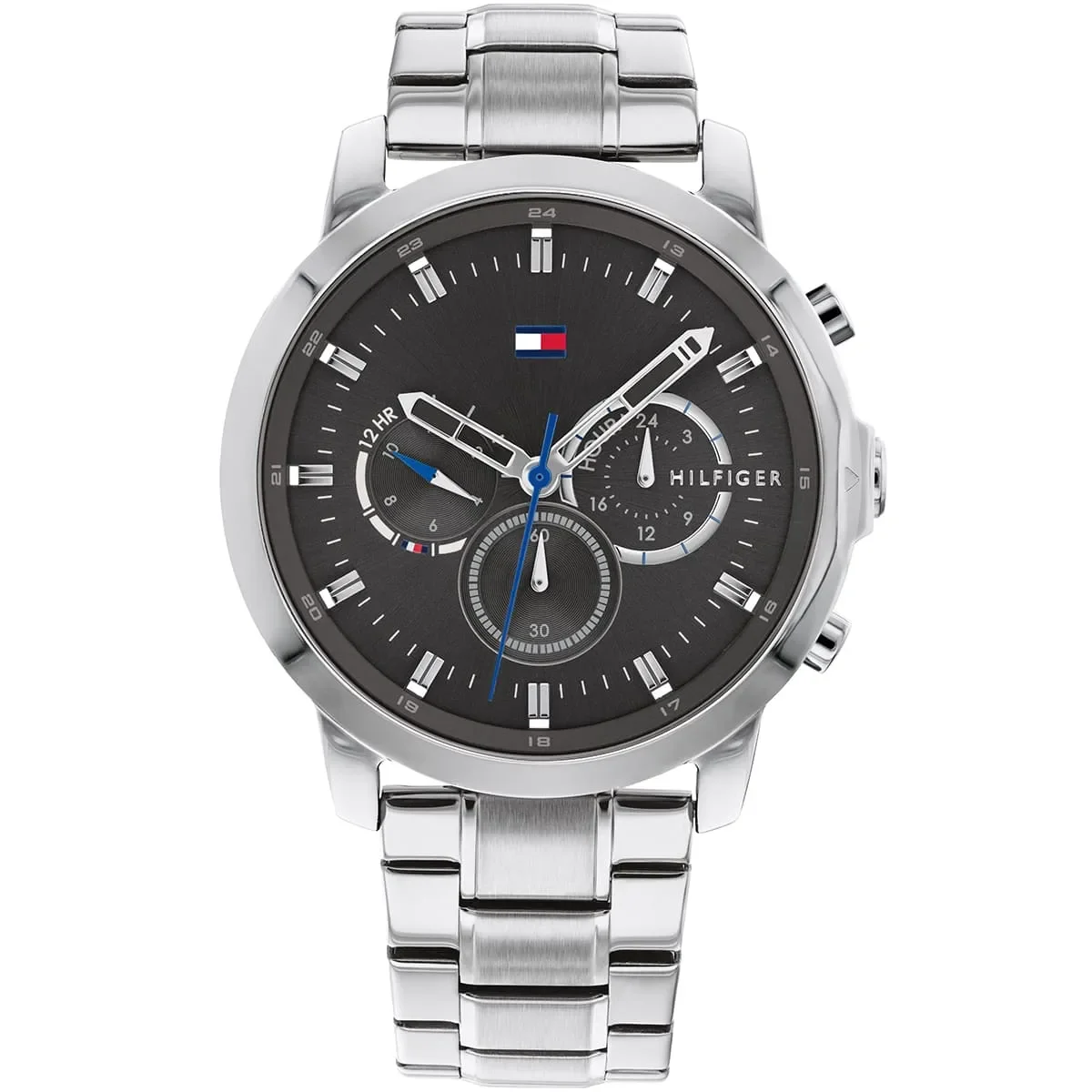 Tommy Hilfiger Classic Men’s Watch 1791794– Black Dial, Silver Strap
