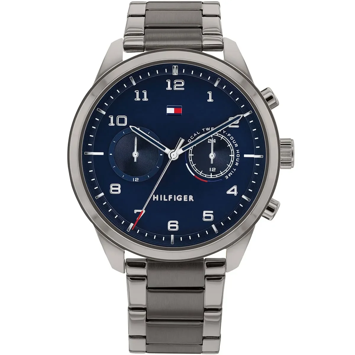 Tommy Hilfiger Classic Men’s Watch 1791782– Blue Dial, Gray Strap