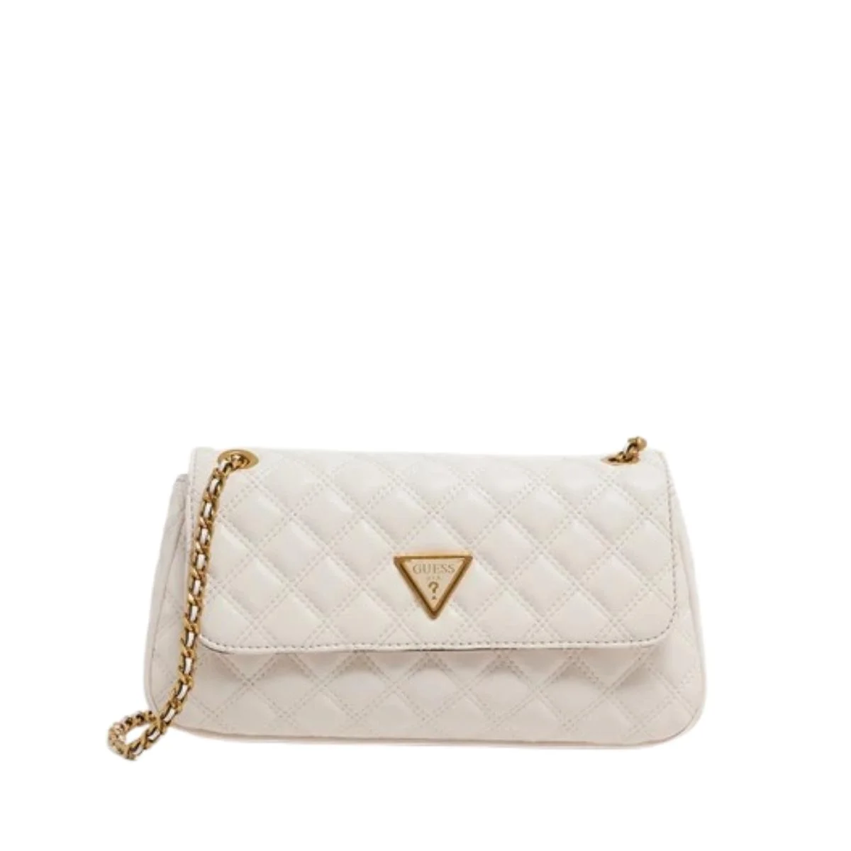 GUESS Fedana Quilted Off White Shoulder Bag HWZG9643200-OFF