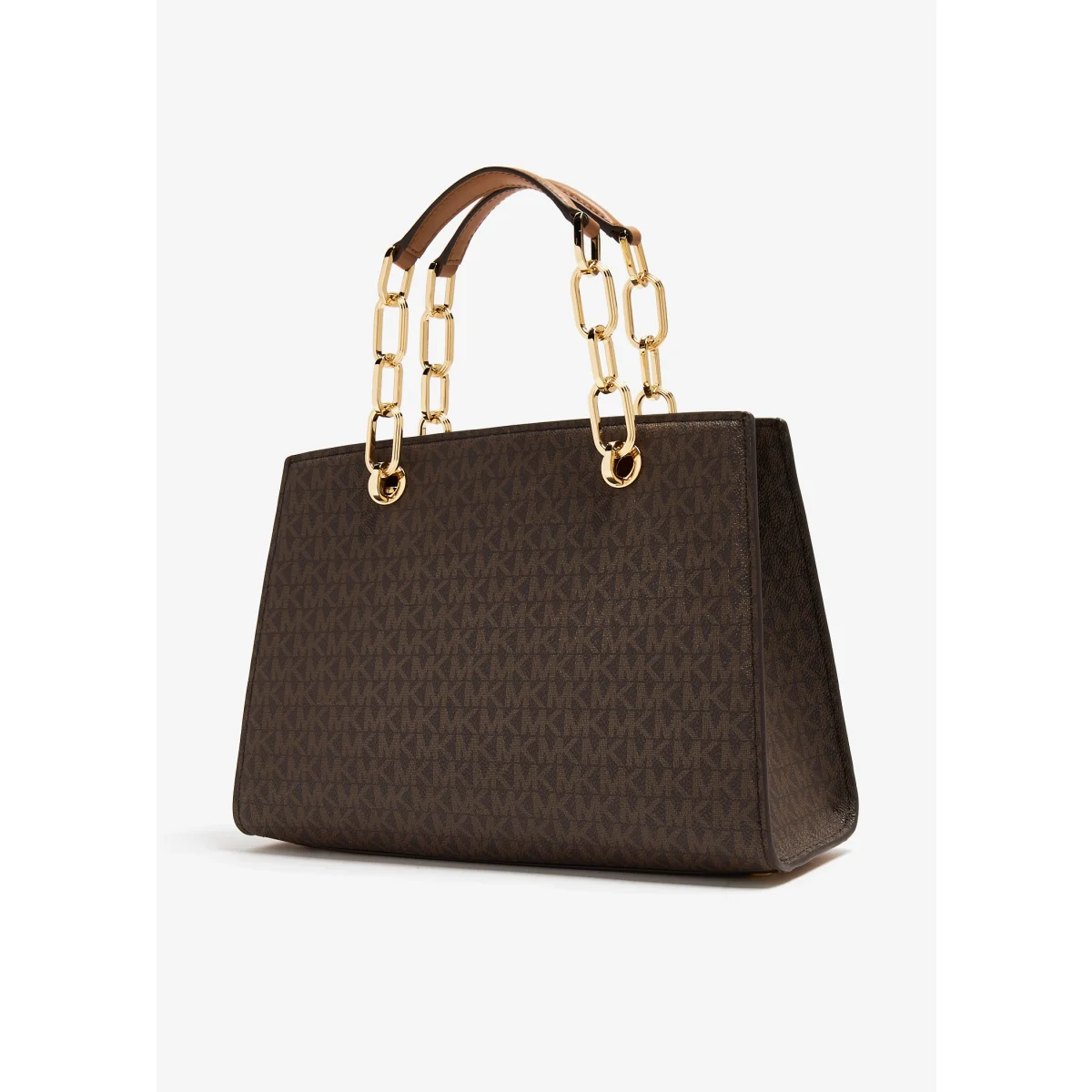 Michael Kors Cynthia Small Signature Logo Bag Brown/Acorn 30R5GCYS1B
