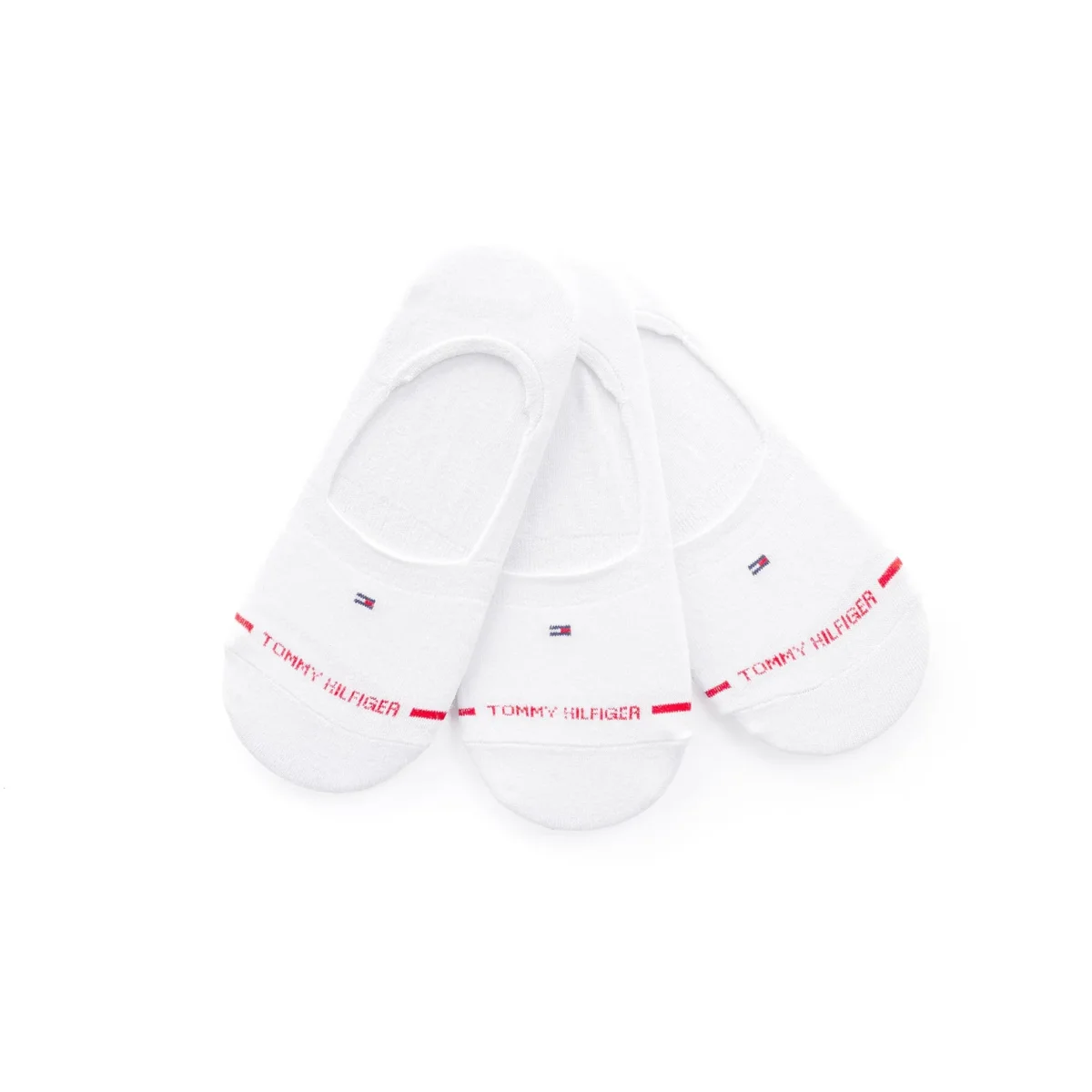 TOMMY HILFIGER COTTON HIDDEN 3-PACK SOCKS SU43 - image 2
